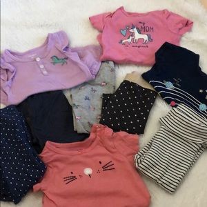 Carters 12 month girl lot
